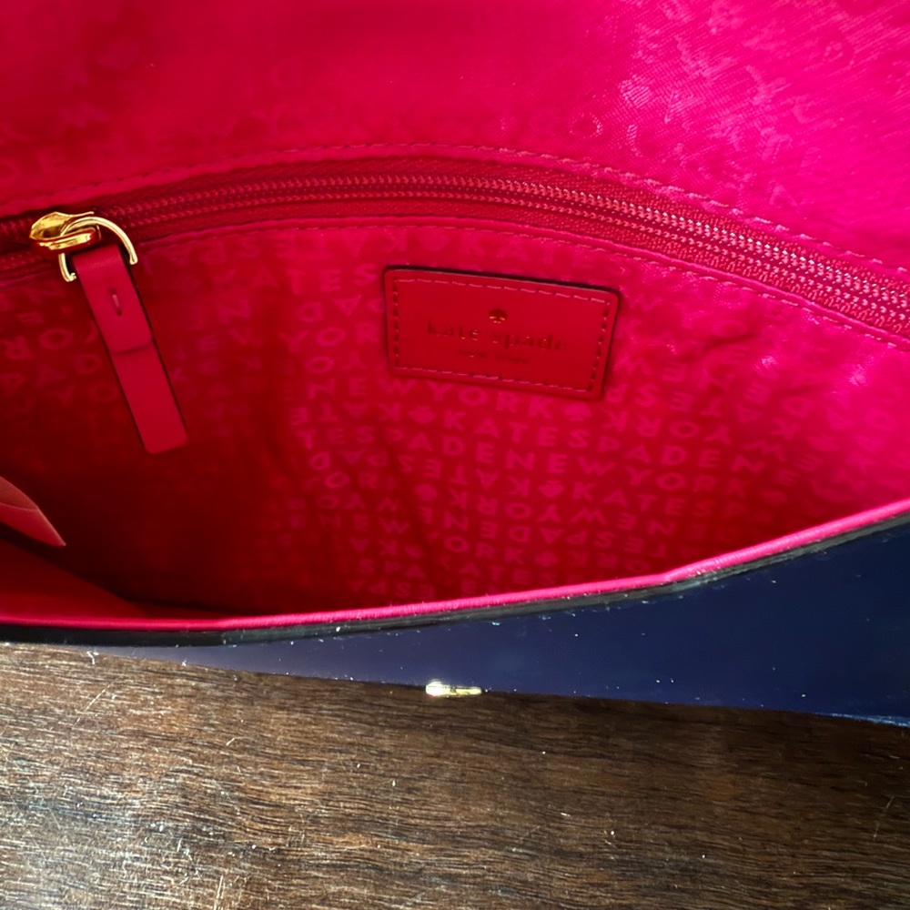 Kate Spade Royal Blue Envelope Bag - Picture 4 of 5